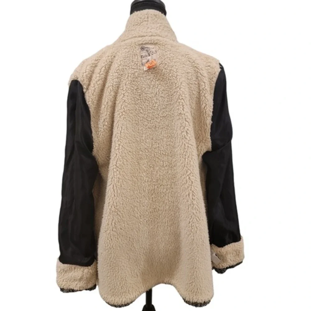 Tulle tweed sherpa